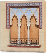 Moorish Window Ii Wood Print