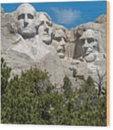 Mount Rushmore 2 Wood Print