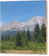 Mount Shasta Ca 07 15 07 Wood Print