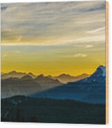 Mount Shuksan Sunrise 2 Wood Print