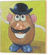 Mr. Potato Head Wood Print