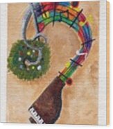 Musical Christmas Wood Print