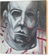 Myers Halloween Wood Print