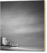 Myrtle Beach Ocean Boulevard Wood Print