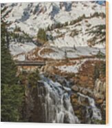 Myrtle Falls, Mt Rainier Wood Print