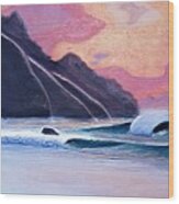 Napali Coast Wood Print