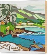 Napili Bay - Maui Wood Print