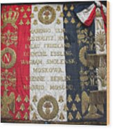 Napoleonic Flag Wood Print