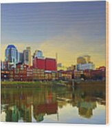 Nashville Tennessee Wood Print