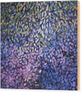 Natures Stain Glass Symphony Wood Print