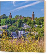 Navesink Light On The Hill Wood Print