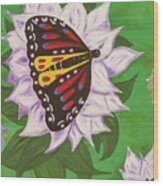 Nectar Of Life - Butterfly Wood Print