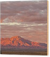 New Mexico Sunrise Wood Print