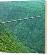 New River Gorge Bridge Wood Print