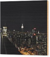 New York City Skyline Wood Print