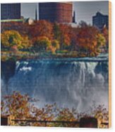 Niagara Falls From Ontario Wood Print
