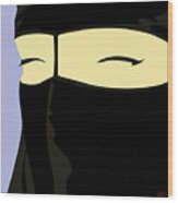 Niqabi Wood Print
