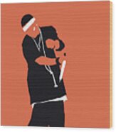 No093 My Nelly Minimal Music Poster Wood Print