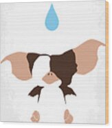 No451 My Gremlins Minimal Movie Poster Wood Print