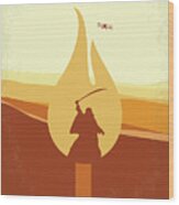 No772 My Lawrence Of Arabia Minimal Movie Poster Wood Print
