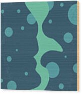 No902 My The Shape Of Water Minimal Movie Poster Wood Print