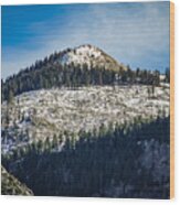 North Dome Yosemite Wood Print