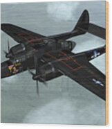 Northrop P-61 Black Widow Wood Print