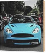 Not Bad, 2016 Aston Martin Vanquish Wood Print