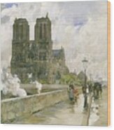 Notre Dame Cathedral - Paris Wood Print