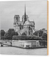 Notre Dame Cathedral Wood Print