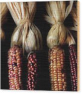 October Corn Wood Print