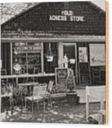 Old Agness Store Wood Print
