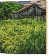 Old Barn 2 Wood Print