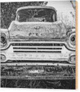 Old Chevy Truck Wood Print