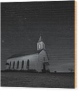 Old Country Church Wood Print