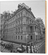 Old Executive Office Building Wood Print