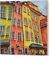 Old Town In Warsaw #4 Wood Print