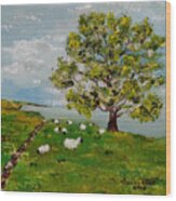 O'malley's Sheep Wood Print