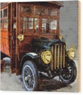 Thee Old Stoughton Bus Wood Print