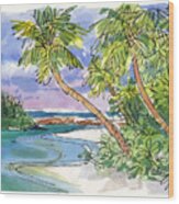 One-foot-island, Aitutaki Wood Print