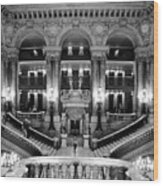 Opera Garnier Wood Print