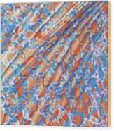 Orange-blue Battal Wood Print