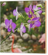 Orchids In Paradise Wood Print