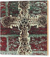 Ornate Cross 1 Wood Print