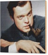 Orson Welles Wood Print