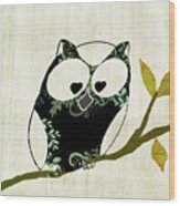 Owl Design - 23a Wood Print