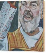 Padre Pio Wood Print