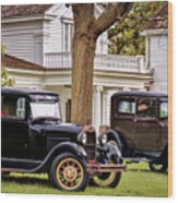Pair Of Ford Model A Wood Print