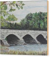Pakenham Bridge Wood Print