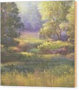 Pasture Grove Wood Print